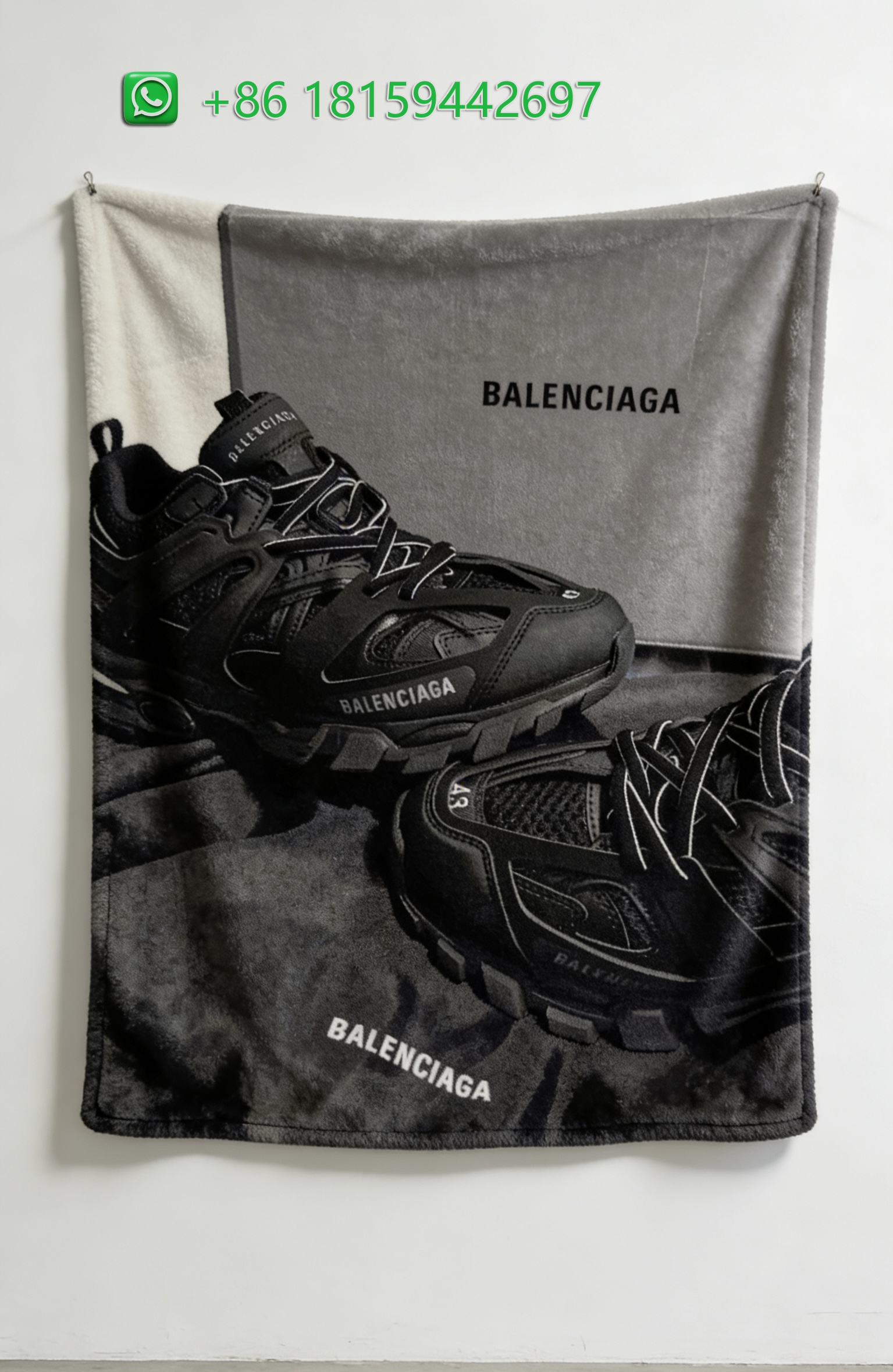 Balenciaga Throw Blankets